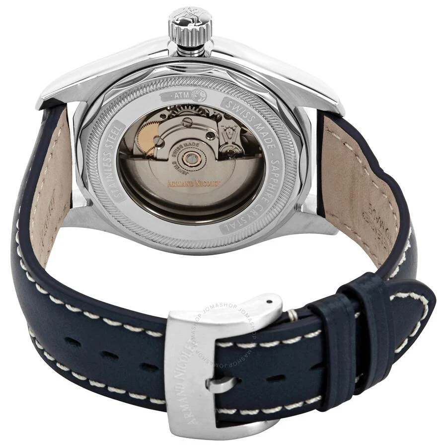 商品Armand Nicolet|MH2 Automatic Blue Dial Men's Watch A640L-BU-P140BU2,价格¥5367,第3张图片详细描述