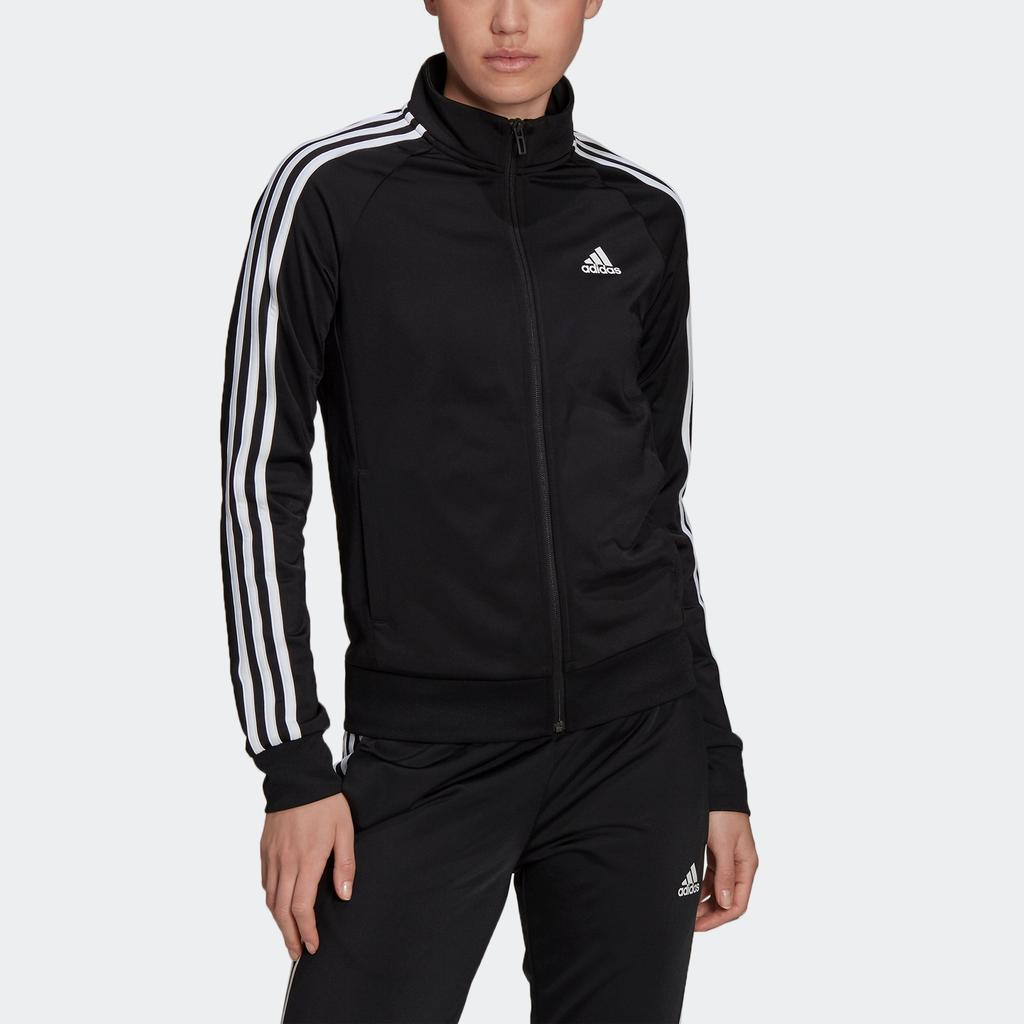 Women's adidas Primegreen Essentials Warm-Up Slim 3-Stripes Track Jacket商品第1张图片规格展示