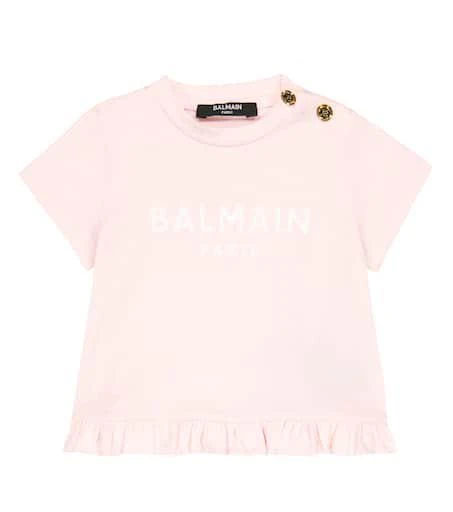 商品Balmain|Baby logo printed T-shirt,价格¥783,第1张图片