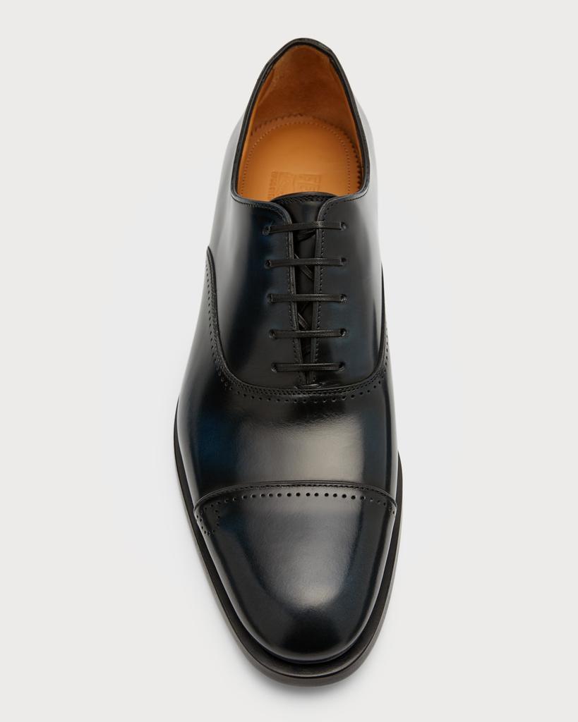 商品Salvatore Ferragamo|Men's Perforated Leather Oxfords,价格¥7748,第6张图片详细描述