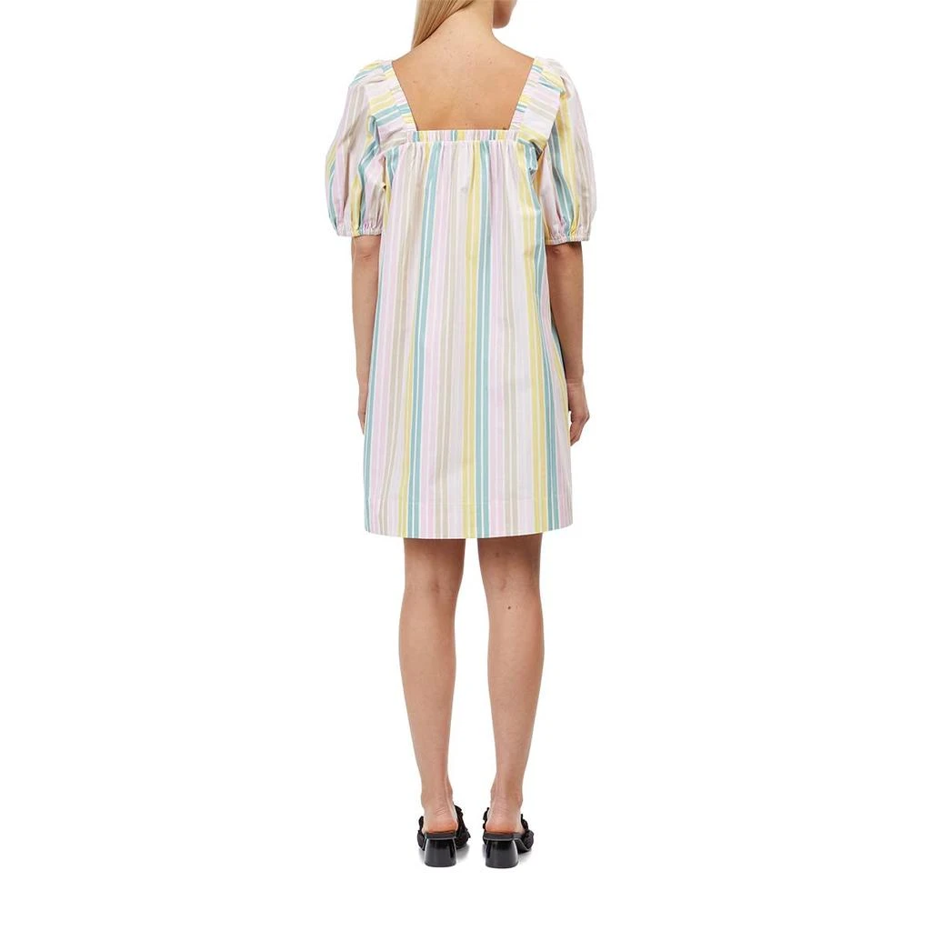 商品Ganni|Stripe Cotton Mini Dress,价格¥404,第3张图片详细描述