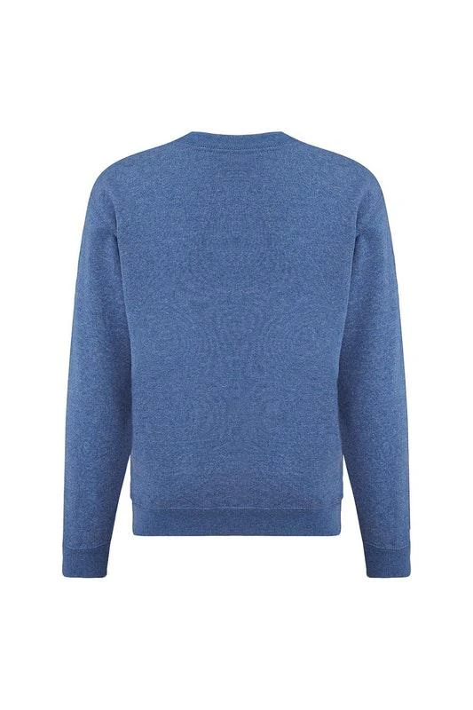 商品The Loom|Fruit of the Loom Kids/Childrens Classic Drop Shoulder Sweatshirt (Heather Royal),价格¥148,第2张图片详细描述