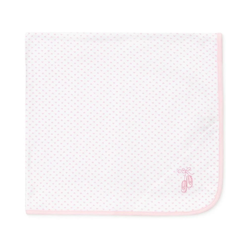 商品Little Me|Baby Girls Prima Ballerina With All Over Heart Print Blanket,价格¥96,第1张图片