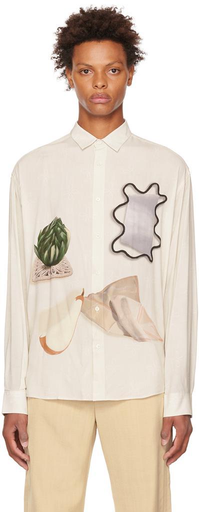 商品Jacquemus|Off-White Le Papier 'La Chemise Simon' Shirt,价格¥1945,第1张图片