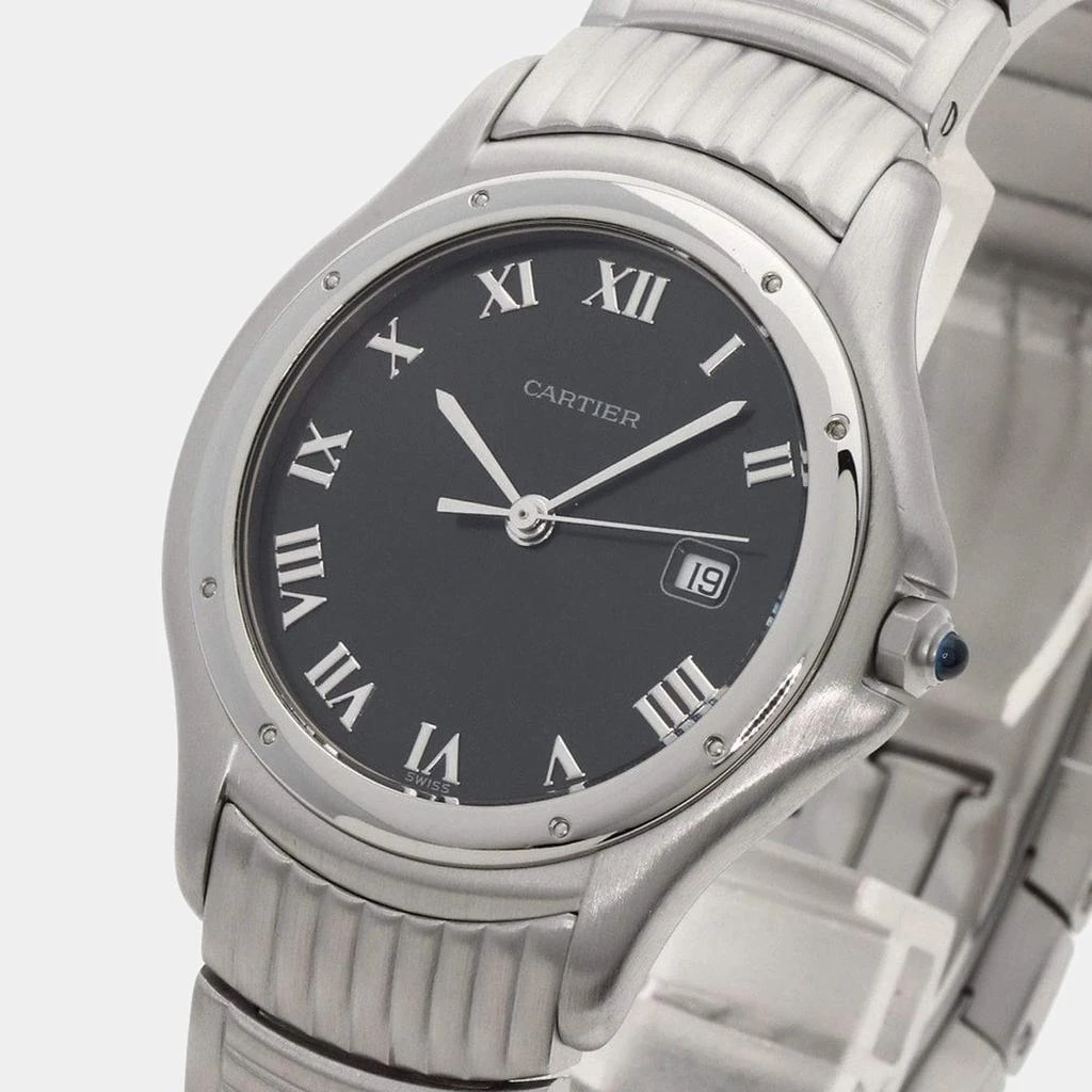 商品[二手商品] Cartier|Cartier Grey Stainless Steel Panthere Cougar Quartz Women's Wristwatch 33mm,价格¥19296,第3张图片详细描述