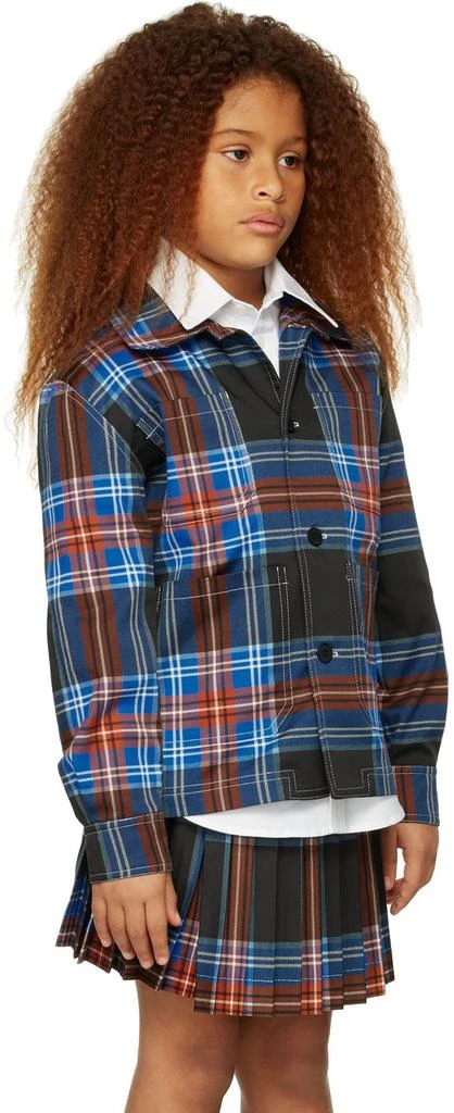 商品Charles Jeffrey Loverboy|SSENSE Exclusive Kids Black Tartan Jacket,价格¥3156,第3张图片详细描述