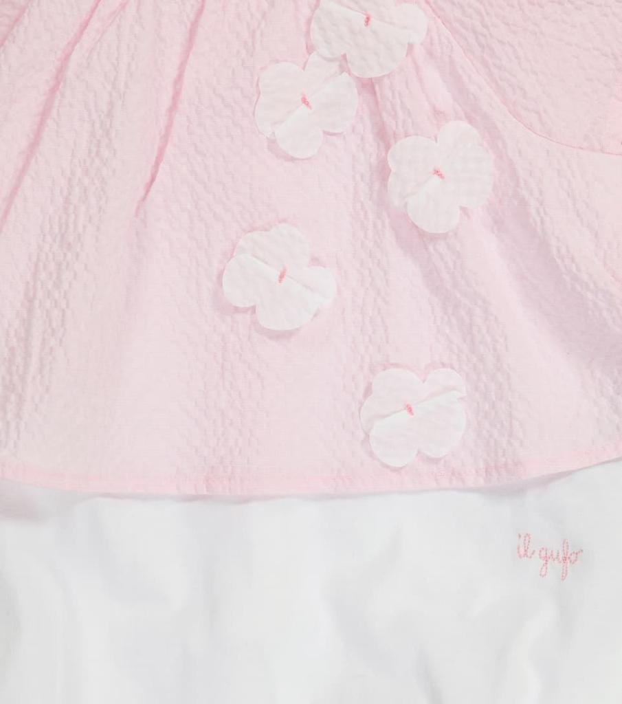 商品IL GUFO|Baby缀饰弹力棉质连体衣,价格¥466,第5张图片详细描述