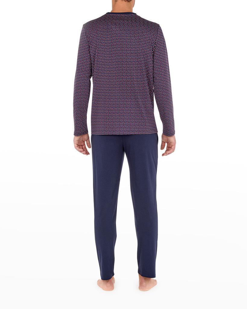 商品HOM|Men's Figari Long Pajama Set,价格¥853,第4张图片详细描述