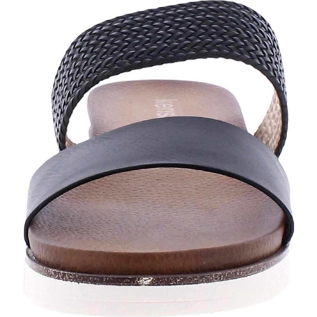 商品Kensie|Kensie Womens Dustie Woven Slip On Flatform Sandals,价格¥76,第3张图片详细描述