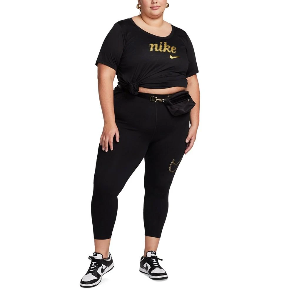 商品NIKE|Women's Plus Size Essential Tunic Logo T-Shirt,价格¥302,第5张图片详细描述