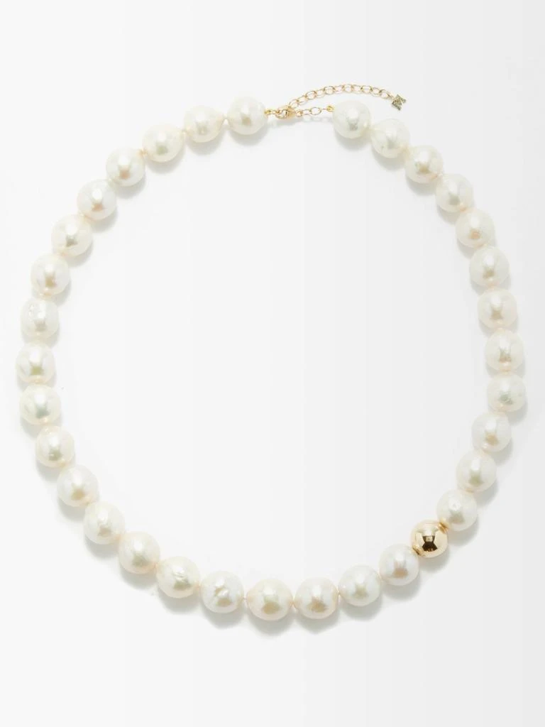 商品MATEO|Pearl & 14kt gold necklace,价格¥11489,第1张图片