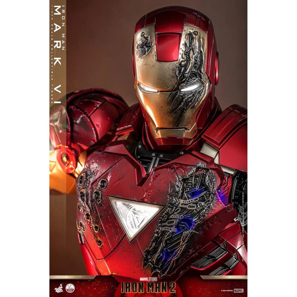 商品Hot Toys|Hot Toys 1:4 Scale Marvel Iron Man 2 Iron Man Mark VI Statue,价格¥7691,第2张图片详细描述