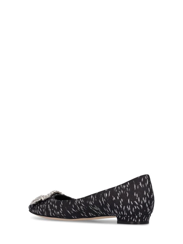 商品Manolo Blahnik|10mm Hangisi Jacquard Flats,价格¥3651,第3张图片详细描述