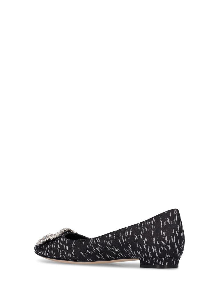 商品Manolo Blahnik|10mm Hangisi Jacquard Flats,价格¥5374,第3张图片详细描述