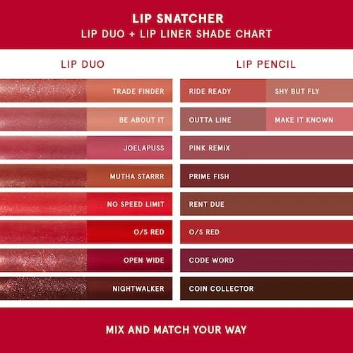 商品ONE/SIZE by Patrick Starrr|Lip Snatcher Hydrating Liquid Lipstick and Lip Gloss Duo,价格¥219,第4张图片详细描述