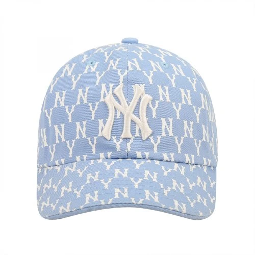 【享贝家】MLB Monogram系列棒球帽 男女同款 蓝色（预售款，10天发货）32CPFA111-50S-FREE 商品