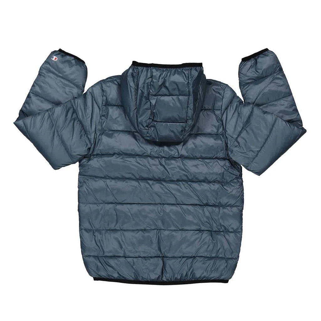 商品CHAMPION|Girls Grey Legacy Hooded Puffer Jacket,价格¥206,第2张图片详细描述