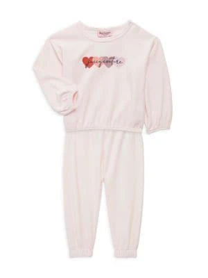 商品Juicy Couture|​Baby Girl’s 2-Piece Logo Velour Jogger Set,价格¥227,第1张图片