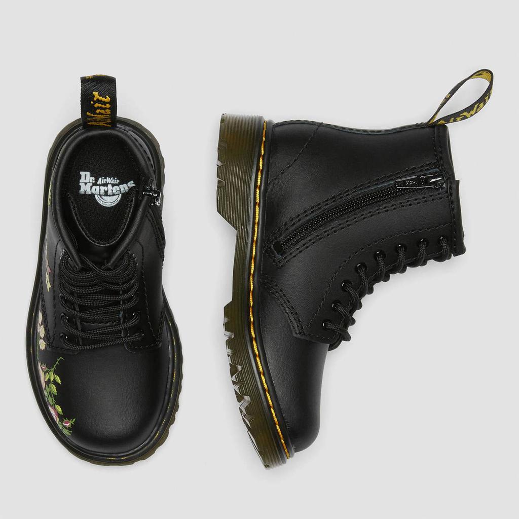 Dr. Martens Toddlers' 1460 Hydro Lace Boots - Black Bloom商品第7张图片规格展示