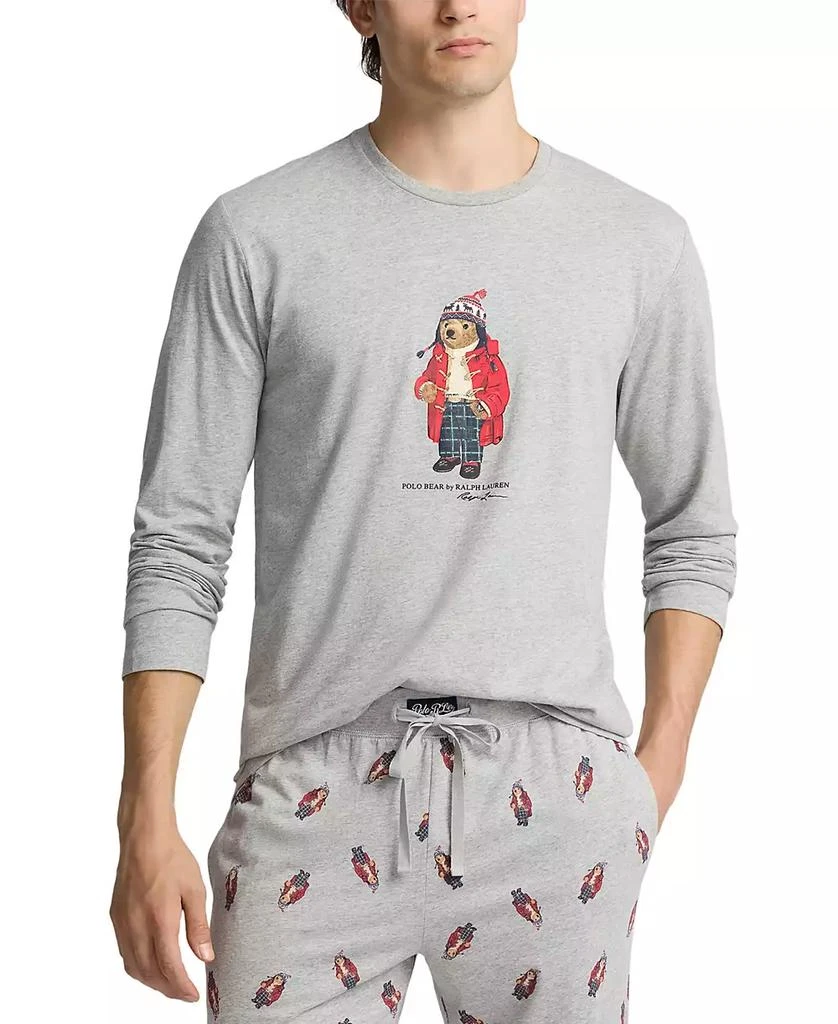 商品Ralph Lauren|Men's 2-Pc. Polo Bear Pajama Set,价格¥779,第3张图片详细描述