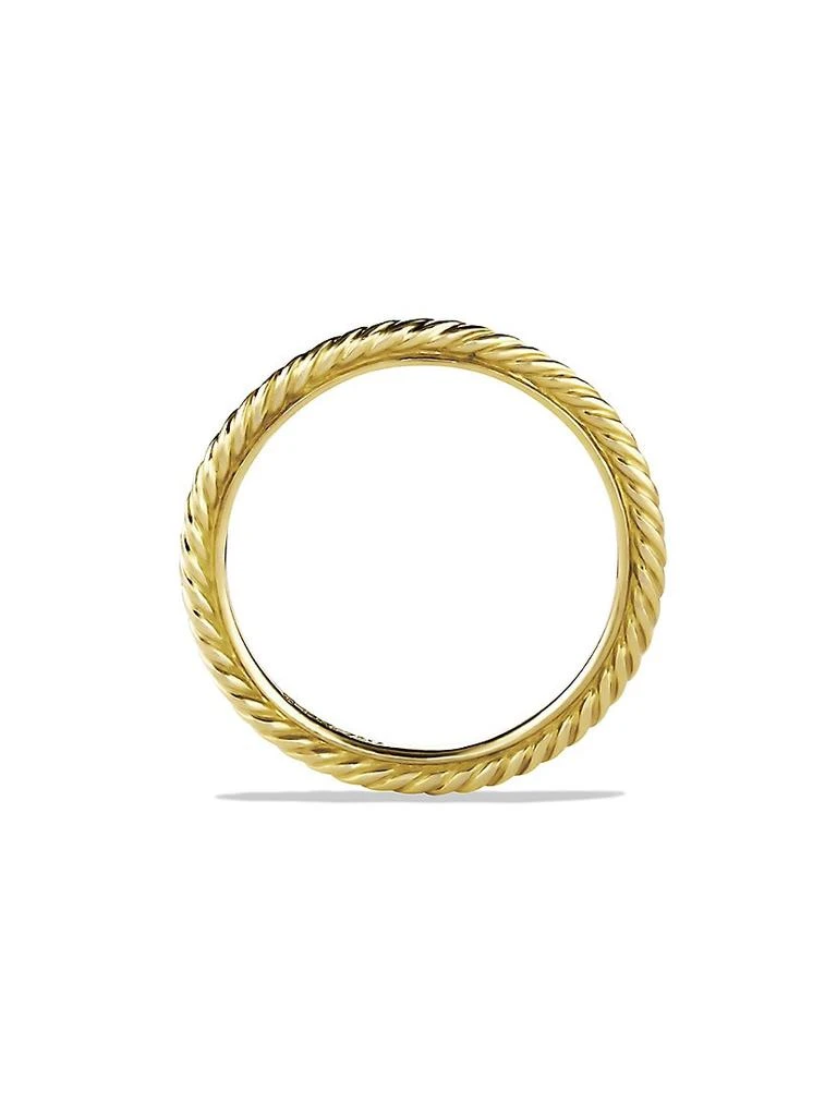 商品David Yurman|Cable Classics Band Ring in 18K Yellow Gold,价格¥5184,第2张图片详细描述