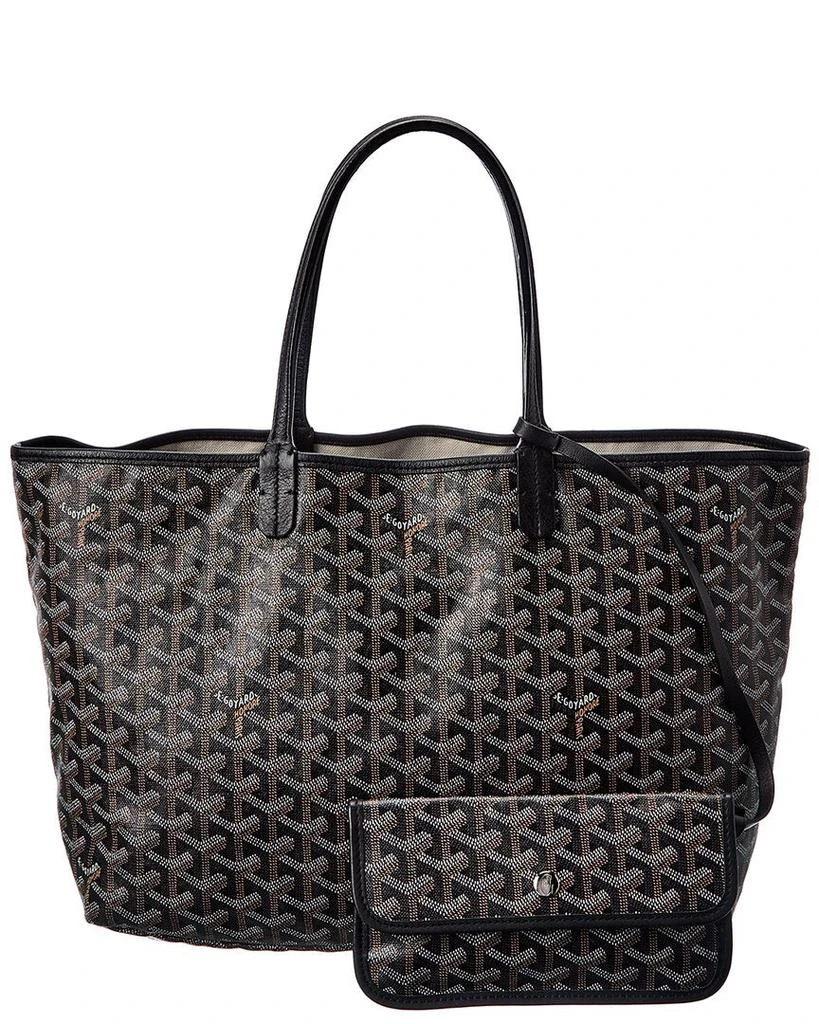 商品[二手商品] Goyard|Goyard Black Goyardine Canvas St. Louis PM (Authentic Pre-Owned),价格¥11902,第2张图片详细描述