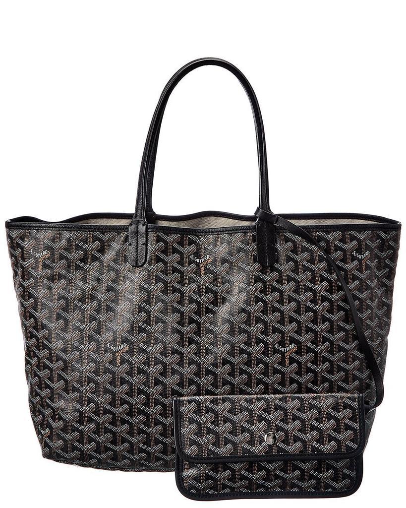 商品[二手商品] Goyard|Goyard Black Goyardine Canvas St. Louis PM (Authentic Pre-Owned),价格¥12665,第4张图片详细描述