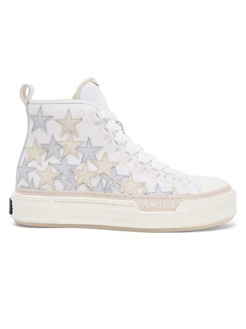 商品AMIRI|Stars Court High-Top Platform Sneakers,价格¥4332,第1张图片