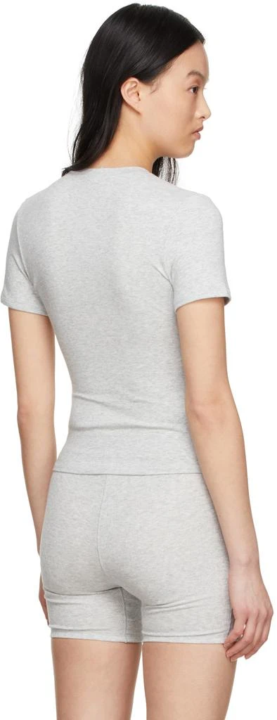 商品SKIMS|Grey Cotton 2.0 Jersey T-Shirt,价格¥431,第3张图片详细描述