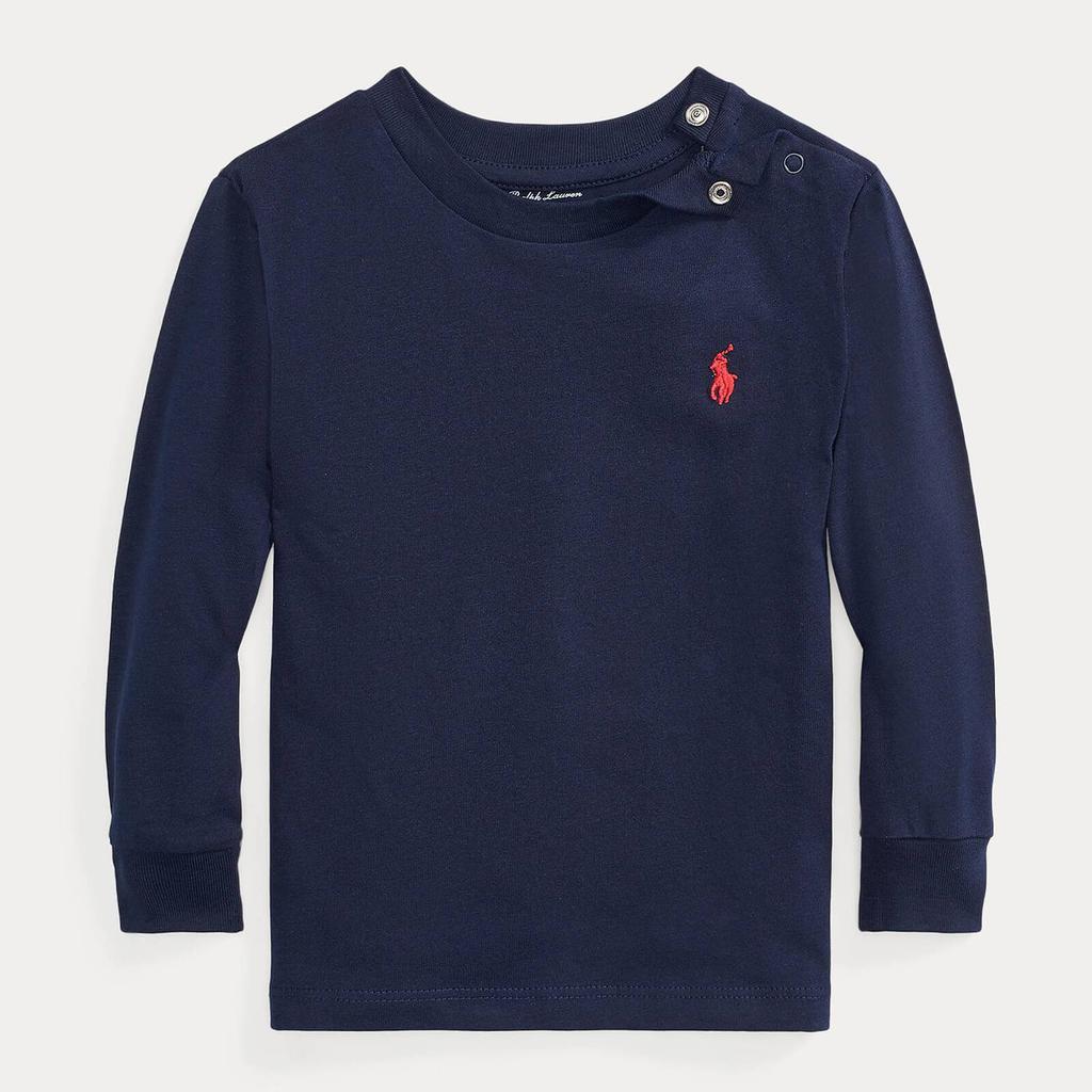 Polo Ralph Lauren Baby Long Sleeved Top - Cruise Navy商品第1张图片规格展示