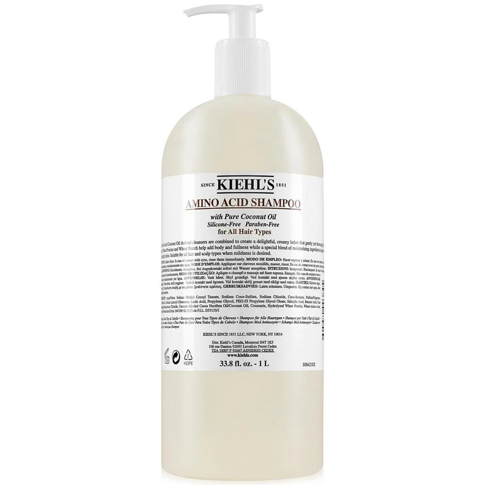 商品Kiehl's|氨基酸椰香洗发水 1L,价格¥437,第1张图片