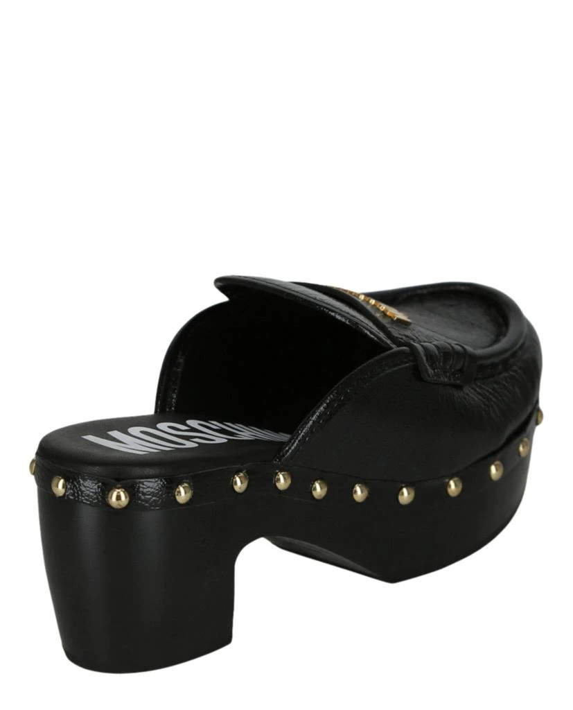 商品Moschino|Patent Leather Logo Clogs,价格¥3834,第3张图片详细描述