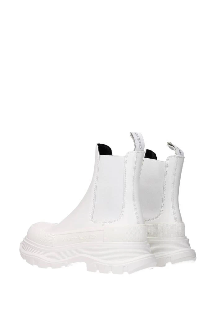 商品Alexander McQueen|Ankle boots Leather White White,价格¥4234,第4张图片详细描述