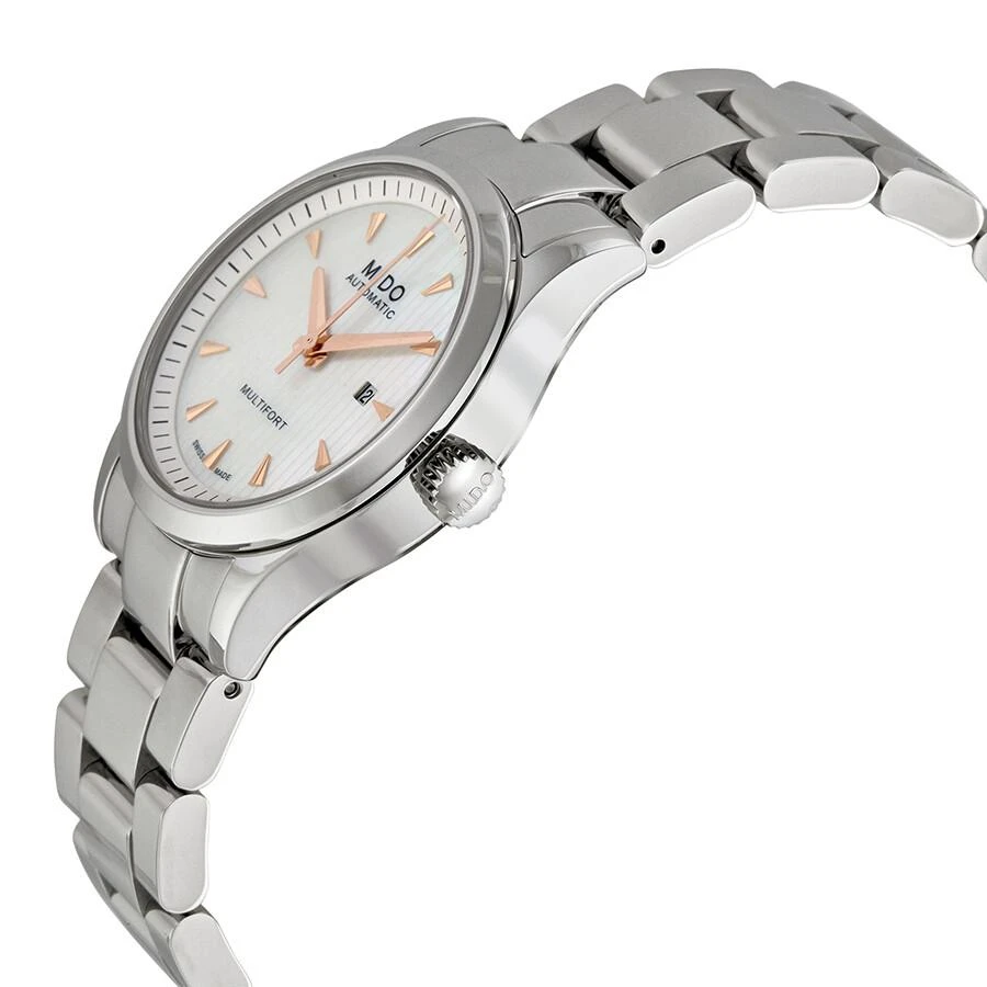 商品MIDO|Multifort Automatic Mother of Pearl Dial Stainless Steel Ladies Watch M0050071110100,价格¥2332,第2张图片详细描述