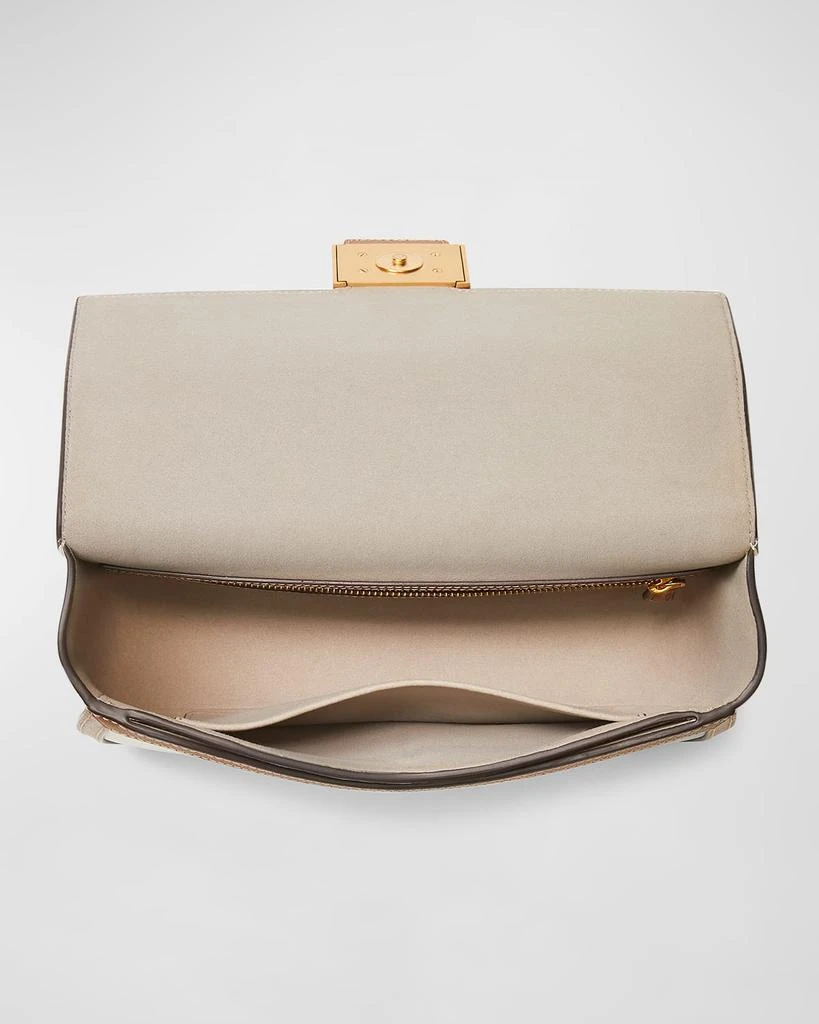 商品Kate Spade|bicolor flap leather shoulder bag,价格¥2925,第5张图片详细描述