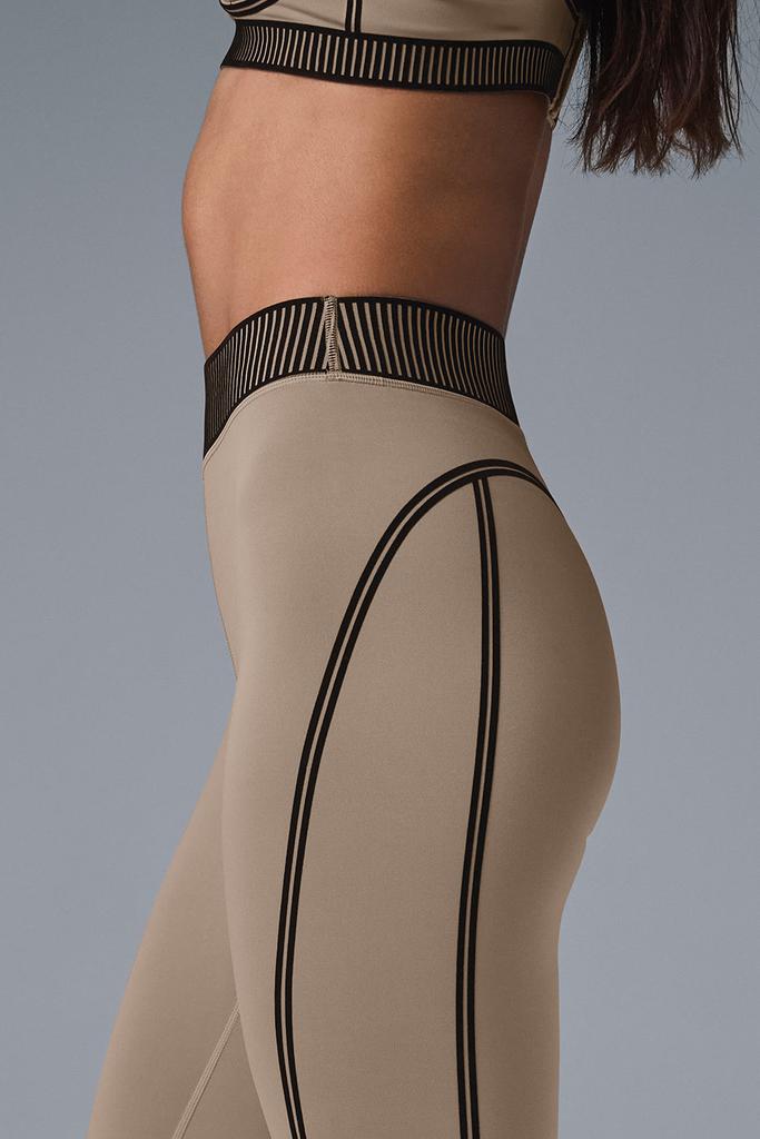 Alo Airlift High-Waist 7/8 Line Up Legging - Gravel - Outdoor