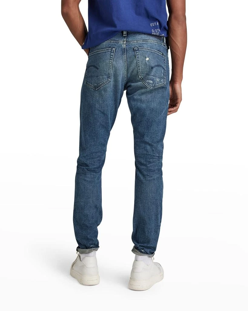 商品G-Star|Men's 3301 Distressed Slim-Fit Jeans,价格¥558,第4张图片详细描述