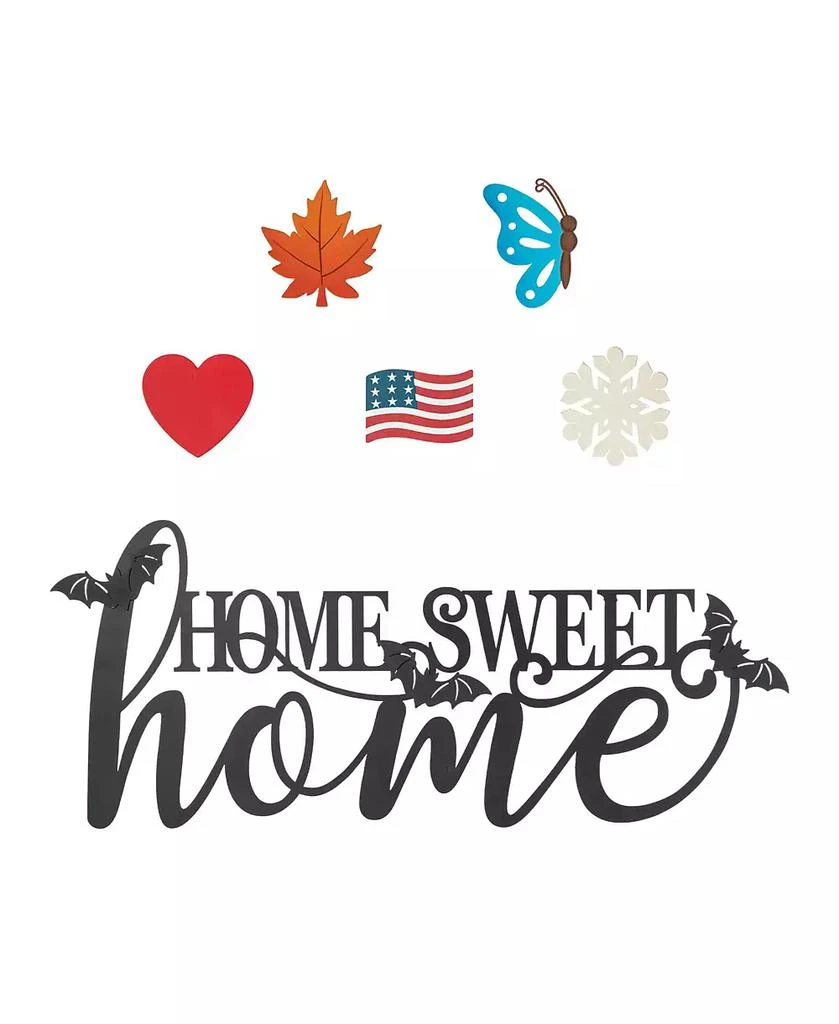 商品Glitzhome|24" L Metal "Home Sweet Home" Wall Decor,价格¥335,第2张图片详细描述