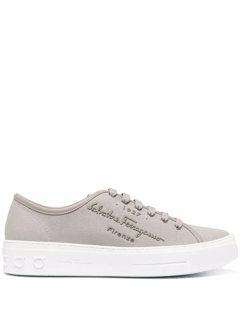 商品Salvatore Ferragamo|Ferragamo Mediterr Low-Top Sneakers,价格¥2586,第1张图片