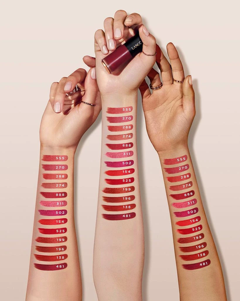 商品Lancôme|L'Absolu Rouge Drama Ink Liquid Lipstick,价格¥275,第2张图片详细描述