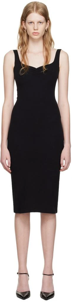 商品Gil Rodriguez|Black Corazon Midi Dress,价格¥933,第1张图片