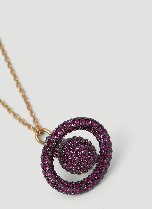 Grace Small Pendant Necklace in Pink商品第2张图片规格展示