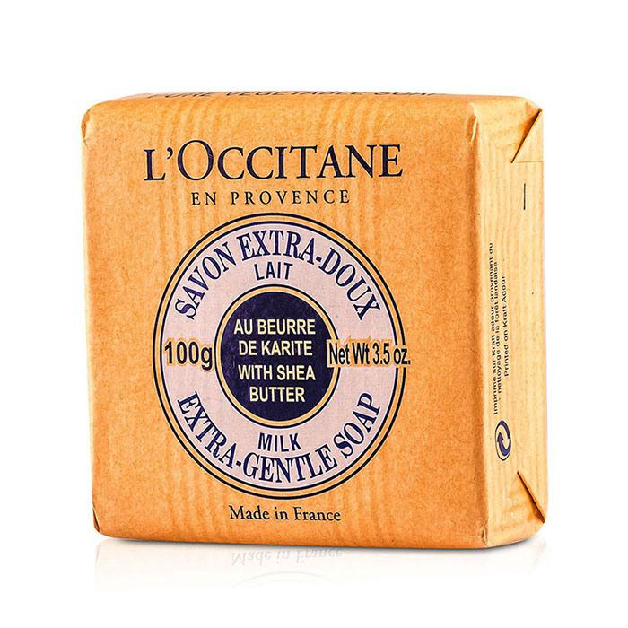 L'Occitane 乳木果牛奶味洁肤皂 身体皂 沐浴皂 100g/3.5oz商品第1张图片规格展示