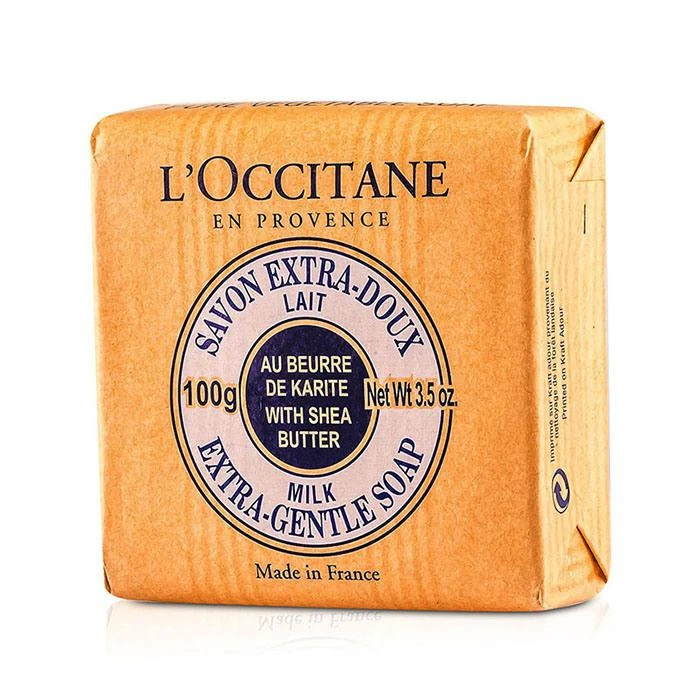 商品L'Occitane|L'Occitane 乳木果牛奶味洁肤皂 身体皂 沐浴皂 100g/3.5oz,价格¥67,第1张图片