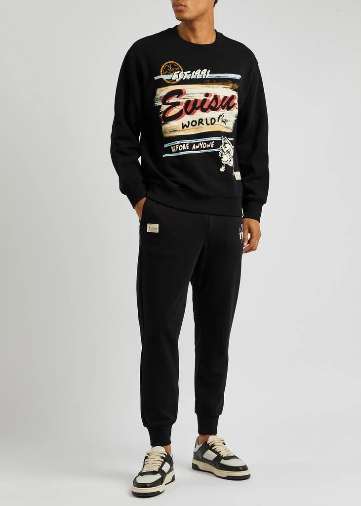 商品Evisu|Logo-print cotton sweatshirt,价格¥1532,第4张图片详细描述