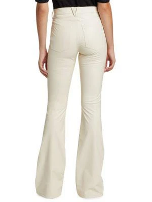 商品VERONICA BEARD|Beverly Faux Leather Flared Leg Jeans,价格¥1174,第2张图片详细描述