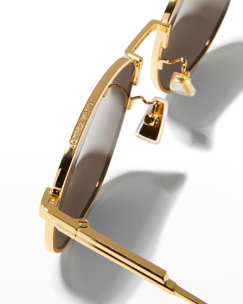 商品Bottega Veneta|Oval Metal Sunglasses,价格¥3083,第6张图片详细描述