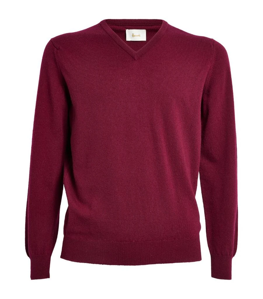 商品Harrods|Cashmere V-Neck Sweater,价格¥3142,第1张图片