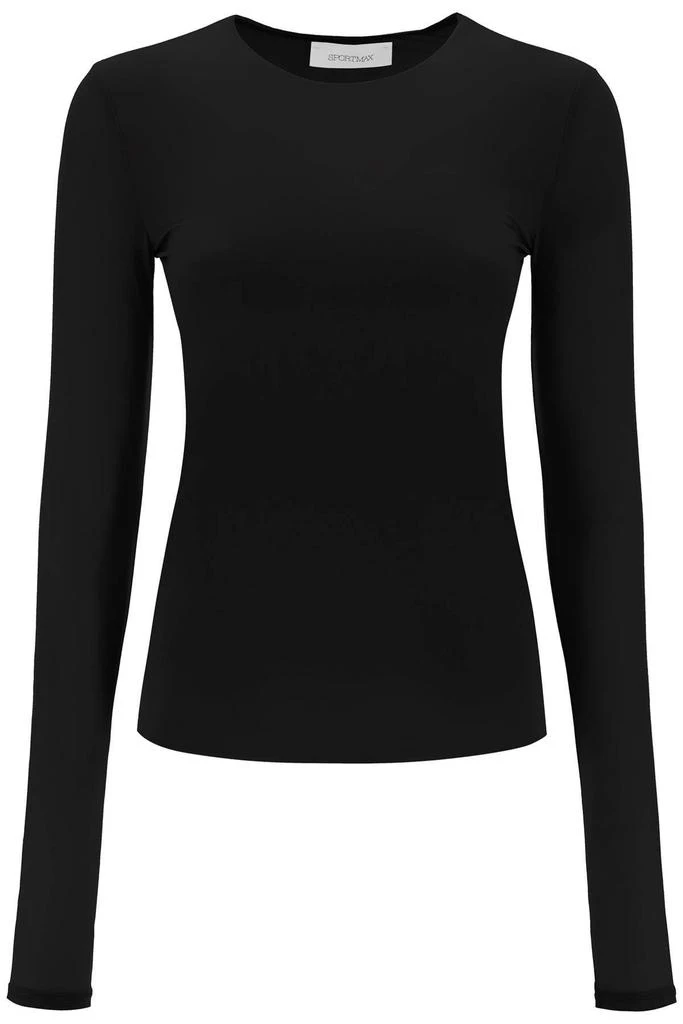 商品Max Mara|Stretch jersey long-sleeved t-shirt,价格¥748,第1张图片