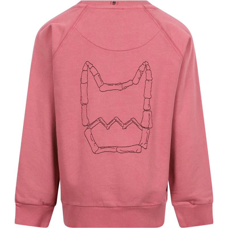商品Munster|Bones grew logo print sweatshirt in dusty pink,价格¥401,第2张图片详细描述